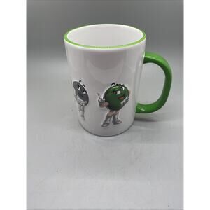 Collectible 2012 M&M's Original Green Character Ceramic Mug Candy Coffee Cup